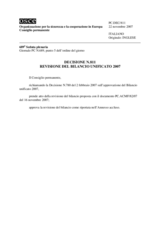 Permanent Council Decision No. 811 (it)