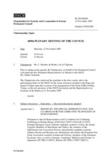 Journal of the 689th Plenary Meeting of the Permanent Council
