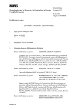 Journal of the 228th Plenary Meeting of the Permanent Council (it)