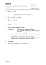 Journal of the 225th Plenary Meeting of the Permanent Council