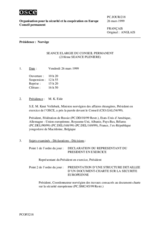 Journal of the 218th Reinforced Plenary Meeting of the Permanent Council (fr)