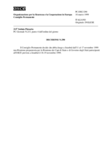 Permanent Council Decision No. 290 (it)