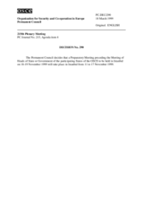 Permanent Council Decision No. 290