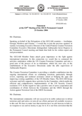 Statement by the Delegation of the Republic of Azerbaijan (also on behalf of Georgia, Moldova and Ukraine) in response to the statement made by Mr. Javier Ruperez, Executive Director of the UN CTED
