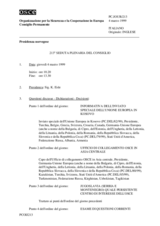 Journal of the 213th Plenary Meeting of the Permanent Council (it)