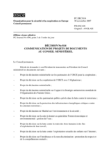Permanent Council Decision No. 814 (fr)