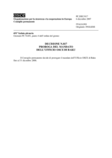 Permanent Council Decision No. 817 (it)