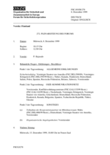 Journal of the 272nd Plenary Meeting of the Forum for Security Co-operation (de)