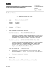 Journal of the 272nd Plenary Meeting of the Forum for Security Co-operation (es)