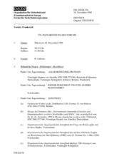 Journal of the 270th Plenary Meeting of the Forum for Security Co-operation (de)