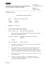 Journal of the 270th Plenary Meeting of the Forum for Security Co-operation (es)