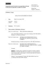 Journal of the 269th Plenary Meeting of the Forum for Security Co-operation/Corrected reissue (fr)