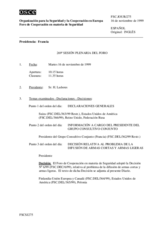 Journal of the 269th Plenary Meeting of the Forum for Security Co-operation/Corrected reissue (es)