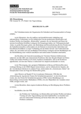 Forum for Security Co-operation Decision No. 6/99 (de)