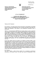 Statement by the Delegation of Albania on the Mandate of the OSCE Mission to Kosovo