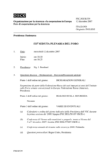 Journal of the 533rd Plenary Meeting of the Forum for Security Co-operation (it)