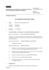 Journal of the 533rd Plenary Meeting of the Forum for Security Co-operation (es)