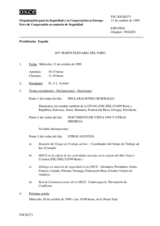 Journal of the 265th Plenary Meeting of the Forum for Security Co-operation (es)