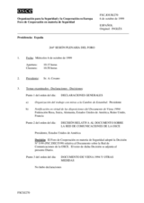 Journal of the 264th Plenary Meeting of the Forum for Security Co-operation (es)