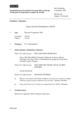 Journal of the 262nd Plenary Meeting of the Forum for Security Co-operation (fr)