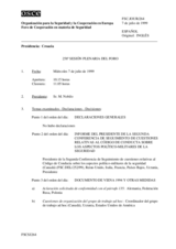 Journal of the 258th Plenary Meeting of the Forum for Security Co-operation (es)