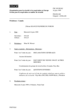 Journal of the 256th Plenary Meeting of the Forum for Security Co-operation (fr)