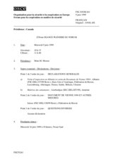 Journal of the 255th Plenary Meeting of the Forum for Security Co-operation (fr)