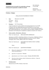 Journal of the 250th Plenary Meeting of the Forum for Security Co-operation (fr)