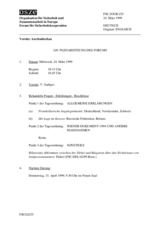 Journal of the 249th Plenary Meeting of the Forum for Security Co-operation (de)