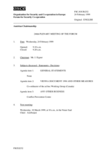 Journal of the 246th Plenary Meeting of the Forum for Security Co-operation