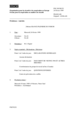 Journal of the 246th Plenary Meeting of the Forum for Security Co-operation (fr)