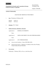 Journal of the 244th Plenary Meeting of the Forum for Security Co-operation