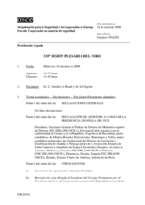 Journal of the 535th Plenary Meeting of the Forum for Security Co-operation (es)