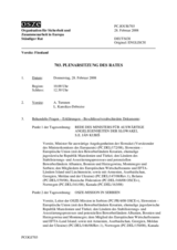 Journal of the 703rd Plenary Meeting of the Permanent Council (de)