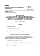 Permanent Council Decision No. 606