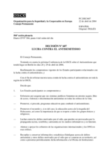 Permanent Council Decision No. 607 (es)