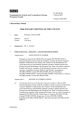 Journal of the 704th Plenary Meeting of the Permanent Council