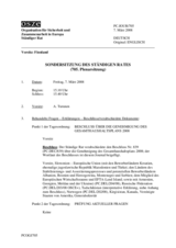 Journal of the 705th Special Plenary Meeting of the Permanent Council (de)