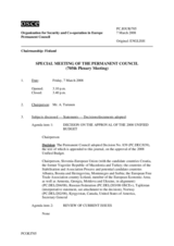 Journal of the 705th Special Plenary Meeting of the Permanent Council