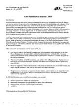 Statement by the Anti-Defamation League, Russia, on anti-Semitism in Russia