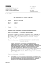 Journal of the 541st Plenary Meeting of the Forum for Security Co-operation (de)