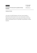 Statement by the Delegation of the Former Yugoslav Republic of Macedonia on the occasion of the invitation extended to Albania and Croatia to begin the accession talks with NATO