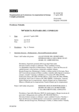 Journal of the 709th Plenary Meeting of the Permanent Council (it)