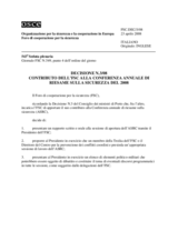 Forum for Security Co-operation Decision No. 3/08 (it)