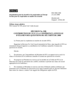 Forum for Security Co-operation Decision No. 3/08 (fr)