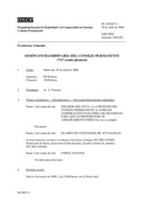 Journal of the 711th Special Plenary Meeting of the Permanent Council (es)