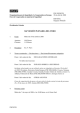 Journal of the 544th Plenary Meeting of the Forum for Security Co-operation (es)