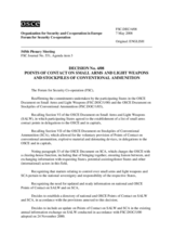 Forum for Security Co-operation Decision No. 4/08