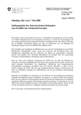 Statement by the Delegation of Switzerland on Events in Abkhazia, Georgia (de)