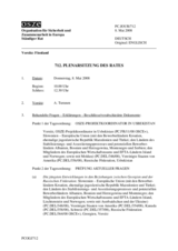 Journal of the 712th Plenary Meeting of the Permanent Council (de)